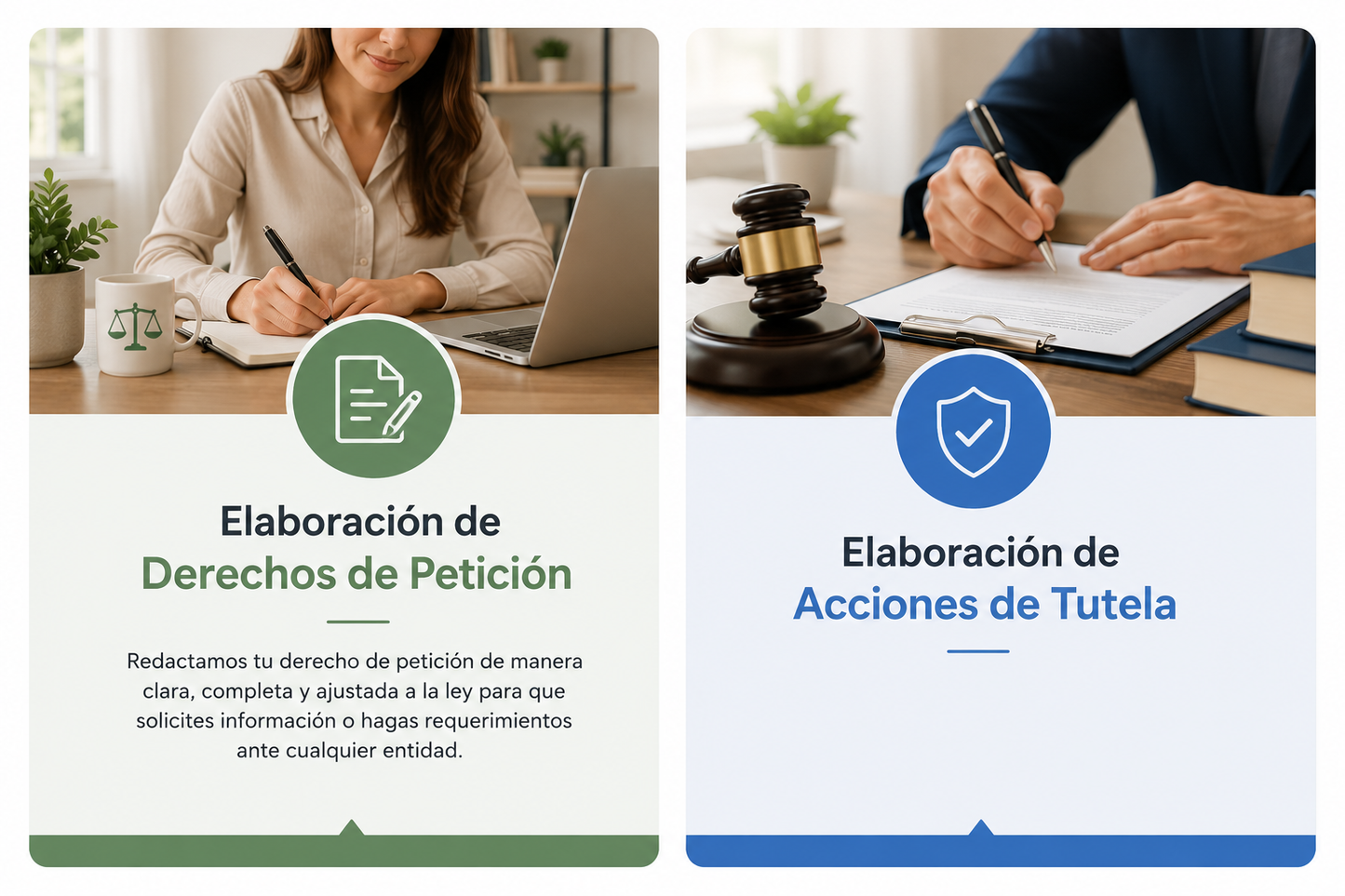 PAQUETE ELABORACIÓN DERECHOS DE PETICIÓN Y TUTELAS